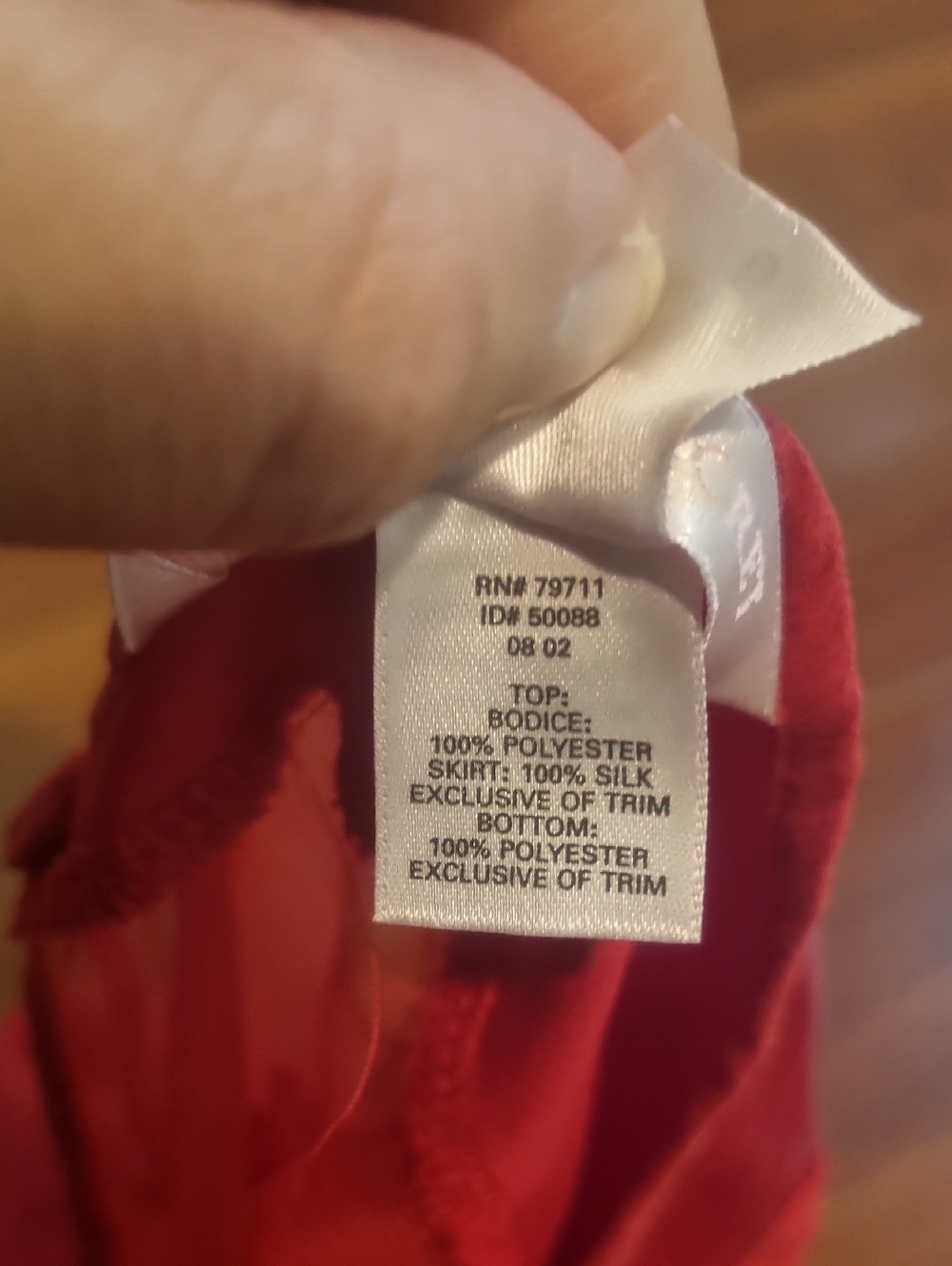 VICTORIA'S SECRET Vintage Babydoll Slip Dress Red Size Small - Picture 11 of 12